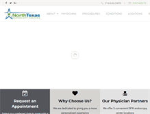 Tablet Screenshot of northtexasendo.com